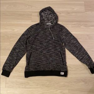 Black and white hoodie